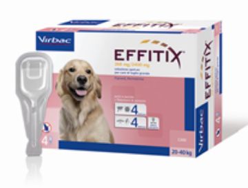 Immagine di KIT SCORTA EFFITIX LARGE 24 PIPETTE 4,4 ML CANI 20 - 40 KG (o NB. 6080 KG)