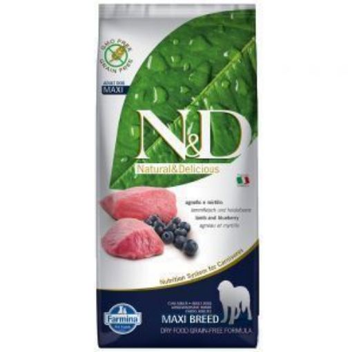 Immagine di Farmina ND GRAIN FREE MAXI Adult Agnello & Mirtillo 12 KG NL