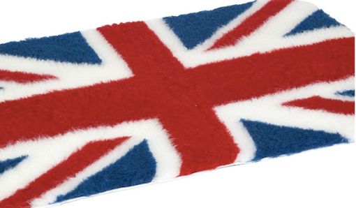 Immagine di NON PUBBLICATO Cuscino tappeto relax VETBED UNION JACK tg.M 100X75 CM