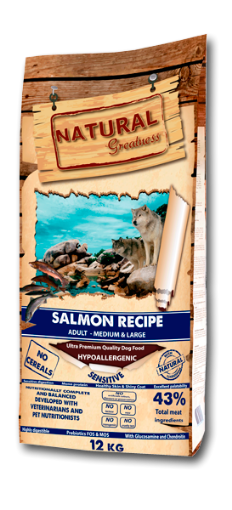 Immagine di PROMO NATURAL GREATNESS SALMONE RECIPE 12 KG