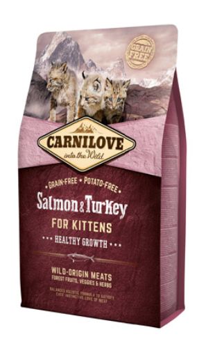 Immagine di CARNILOVE SALMONE & TACCHINO PER GATTI CUCCIOLI 2 KG  GATTO