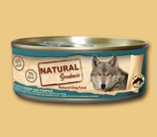 Immagine di NATURAL GREATNESS Umido CANE FILETTO DI TONNO E SARDINE 156 gr NL
