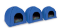 Immagine di CUCCIA IGLOO RELAX (TAGLIA PICCOLA) BLU CON STRISCE