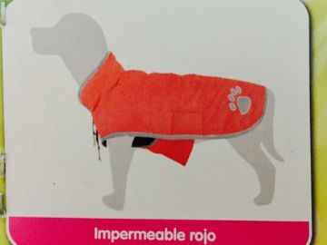 Immagine di KWAY CAPPOTTINO IMPERMEABILE ROSSO TG 5 65 CM LUNGH ANTIPIOGGIA