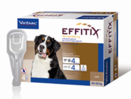 Immagine di OUTLET DANNEGGIATO EFFITIX EXTRALARGE 4 PIPETTE 6,6 ML CANI 40 60 KG