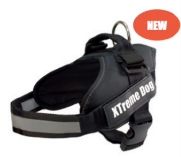 Immagine di PETTORINA CANE XTREME DOG Taglia XXL NERA circonf. torace 81-112 cm