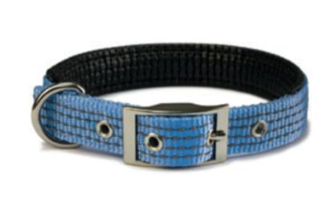 Immagine di SALDI COLLARE NYLON MORBIDO AZZURRO 2 CM x 45 cm (da 39 a 45 cm di dimensione collo)