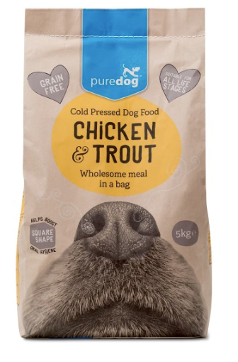 Immagine di PUREDOG POLLO E TROTA 5 KG PRESSATO A FREDDO GRAIN FREE 
