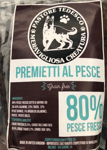 Immagine di PT MERAVIGLIOSA CREATURA SNACK piccolo formato GUSTO DI PESCE confezione maxi da 500 GRAMMI