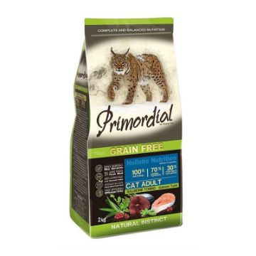 Immagine di SALDI PRIMORDIAL GATTO SALMONE E TONNO GRAIN FREE 400 gr