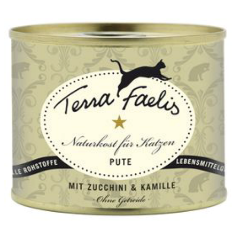 TERRA FAELIS UMIDO GATTO GRAIN FREE TACCHINO CON ZUCCHINE E CAMOMILLA DA 200 Gr