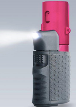 Immagine di CUSTODIA GRIGIA Con LUCE LED compatibile Spray Diva #sicurezza CANI