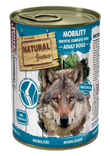  NATURAL GREATNESS UMIDO CANE VETERINARY DIETS MOBILITY 400 Gr Per Cani Anziani O Con Patologie Articolari 