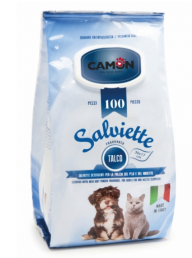 BOX 100 SALVIETTINE TALCO || SALVIETTE CAMON