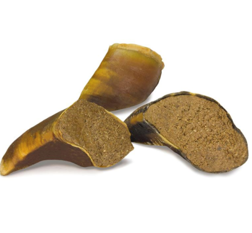  ZOCCOLO DI BOVINO NATURALE XL RIPIENO DI CARNE MANZO SNACK PER LA MASTICAZIONE