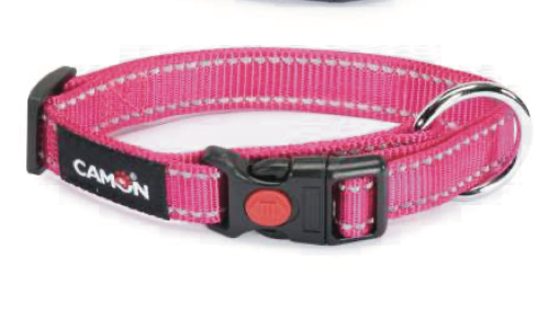 COLLARE REFLEX LOW TENSION FUCSIA 2,5 CM x 42-68 cm (da 42 a 68 cm di dimensione collo)