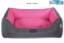 fabotex DIVANETTO CUSCINO Mod. DREAMAWAY BOSTON SOFA GRIGIO e FUCSIA  Dimensioni 65 x 50 x 22 cm