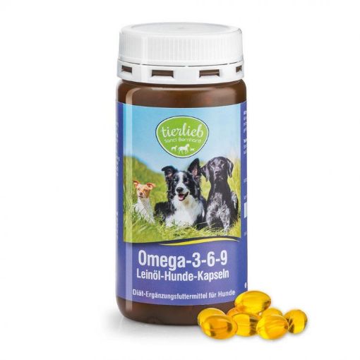 OLIO DI LINO 180 CAPSULE OMEGA 3 - 6 - 9   per PELO e PELLE