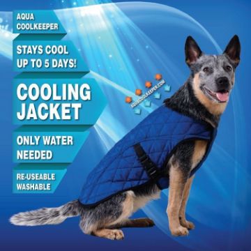 PET JACKET CAMICIA REFRIGERANTE PACIFIC BLU TG 09 L AQUA COOLKEEPER 