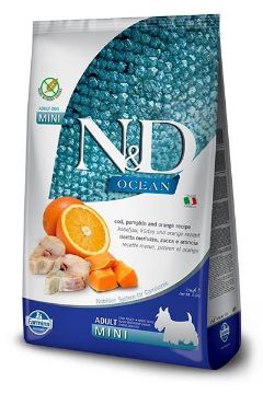 FARMINA Grain Free OCEAN FORMULA MERLUZZO ARANCIA MINI 7 KG