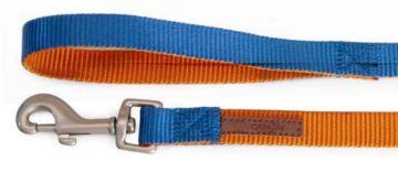 GUINZAGLIO CAMON ARANCIO/BLU DoublePremium LUNGHEZZA 120 CM