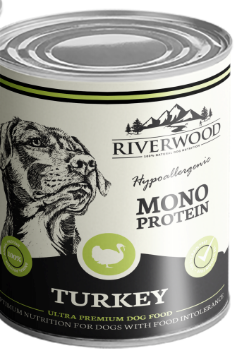 RIVERWOOD UMIDO CANE TACCHINO MONOPROTEICO 400 gr completo