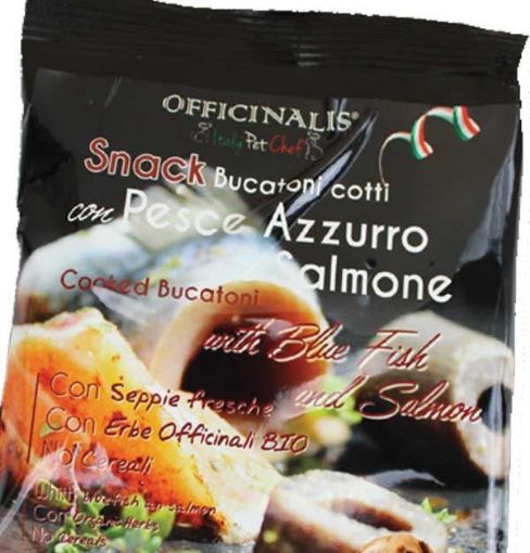 OFFICINALIS SNACK BUCATONI PESCE AZZURRO E SALMONE 100 gr Dalla Grana