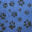 Cuscino tappeto relax VETFLEECE BLU E ANTRACITE tg. M 100X75 cm antiscivolo cani gatti - simil VETBED