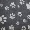 Cuscino tappeto relax VETFLEECE ANTRACITE E GRIGIO tg.L 150X100 cm antiscivolo cani gatti - simil VETBED