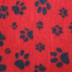 Immagine di Cuscino tappeto relax VETFLEECE ROSSO e ANTRACITE  tg.L 150X100 antiscivolo cani gatti - simil VETBED
