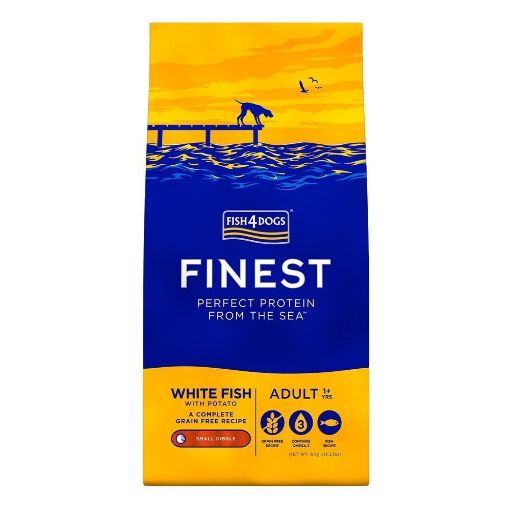 FISH4DOGS Finest PESCE BIANCO 12 KG TAGLIE MEDIO GRANDI