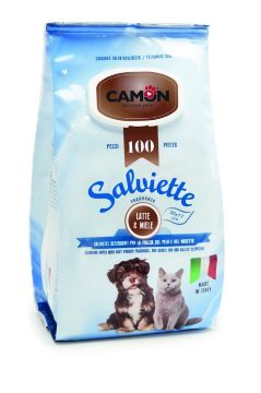 BOX 100 SALVIETTINE LATTE MIELE || SALVIETTE camon