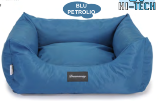 fabotex DIVANETTO CUSCINO Mod. DREAMAWAY BOSTON BLU PETROLIO Dimensioni 80 x 67 x 22 cm