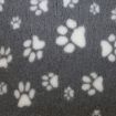  Cuscino tappeto relax VETFLEECE ANTRACITE E BIANCO tg.L 100x75 cm antiscivolo cani gatti - simil VETBED