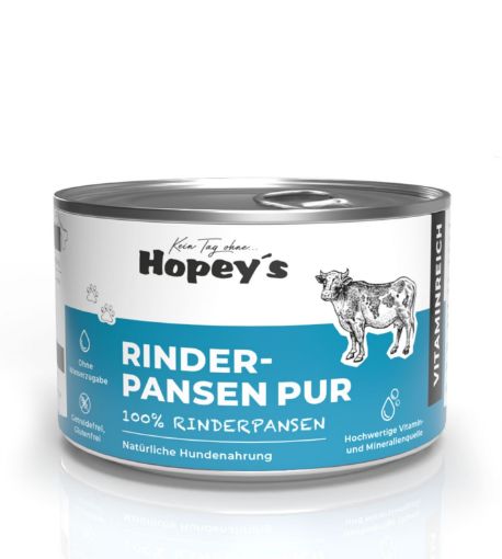 HOPEY's UMIDO CANE RUMINE BOVINO TRIPPA VERDE BARF DA 400 gr