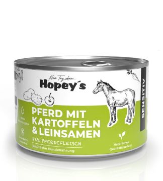 HOPEY's UMIDO CANE CAVALLO, patate e semi di lino DA 410 gr