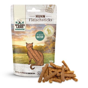 WILDES LAND SNACK GATTO FLEISCH STICKS POLLO 50 gr