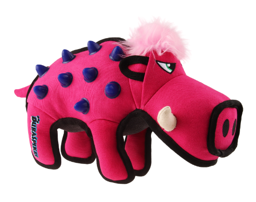 GIOCO CANE EXTRASTRONG GIGWI WILD BOAR ROSA 30 CM