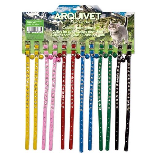 Immagine di ARQUIVET COLLARE GATTO CON CAMPANELLINA 30 cm - AZZURRO