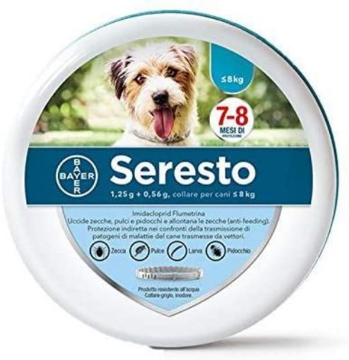 SERESTO COLLARE PER CANI FINO A 8 KG ANTIPARASSITARIO