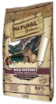 Immagine di NATURAL GREATNESS GATTO CUCCIOLI E ADULTI WILD INSTINCT LARGE 2 kg LIST. 2023