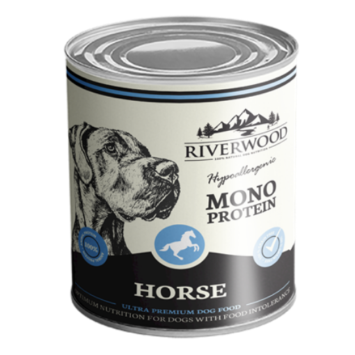 RIVERWOOD UMIDO CANE CAVALLO MONOPROTEICO 400 gr Completo