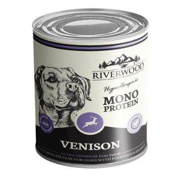 RIVERWOOD UMIDO CANE CERVO MONOPROTEICO 400 gr Completo