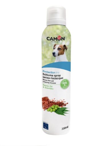 SPUMA SHAMPOO A SECCO AL NEEM E SANDALO 300 ML CAMON