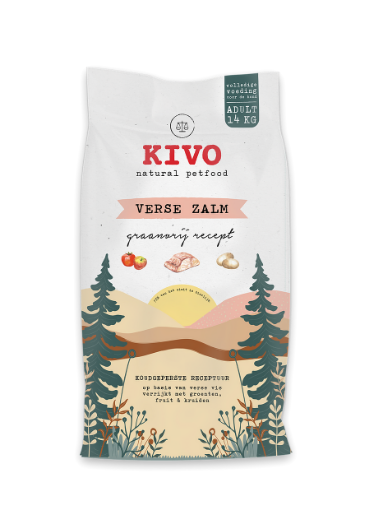 KIVO PRESSATO A FREDDO ADULT SALMONE GRAIN FREE 4  kg