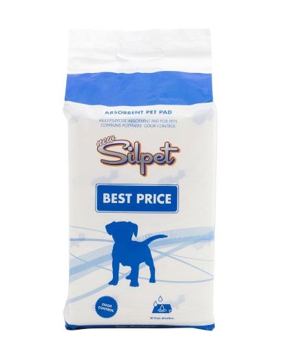 SILPET BEST PRICE 30 TRAVERSINE /  TAPPETINI IGENICI ASSORBENTI 60 x 60 cm