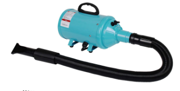 SOFFIATORE CANI 2800W AZZURRO CONTROLLO velocità e temp con leve