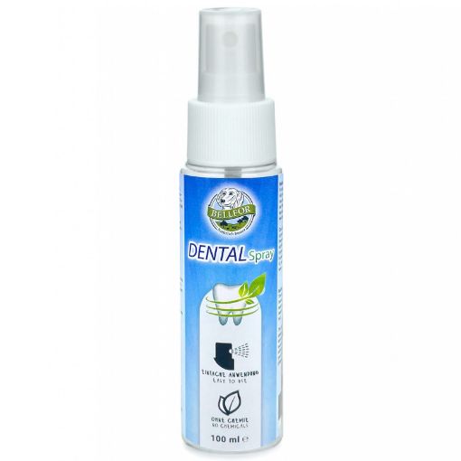 BELLFOR  DENTAL SPRAY ORALE ALLA SALVIA E MENTA PIPERITA PER CANI E GATTI. 100 ml