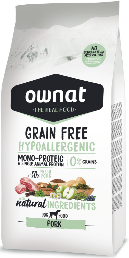 OWNAT MAIALE LINEA HYPO Per CANE ADULTO 14 KG GRAIN FREE