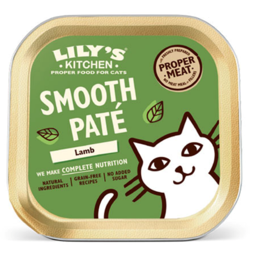 LILY'S KITCHEN SMOOTH PATE   UMIDO GATTO - GUSTO AGNELLO 85  gr